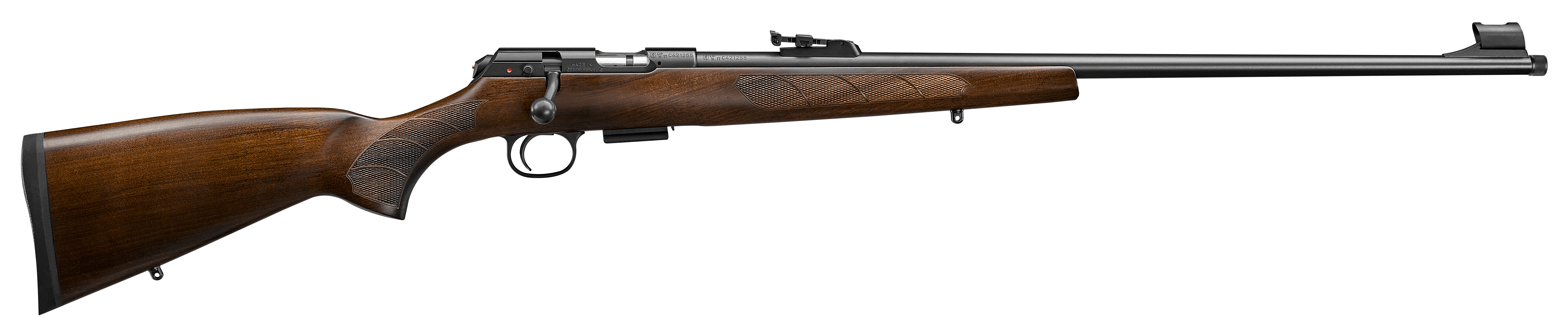 CZ 457 LUX 24" 22WMR 5RD WALNUT